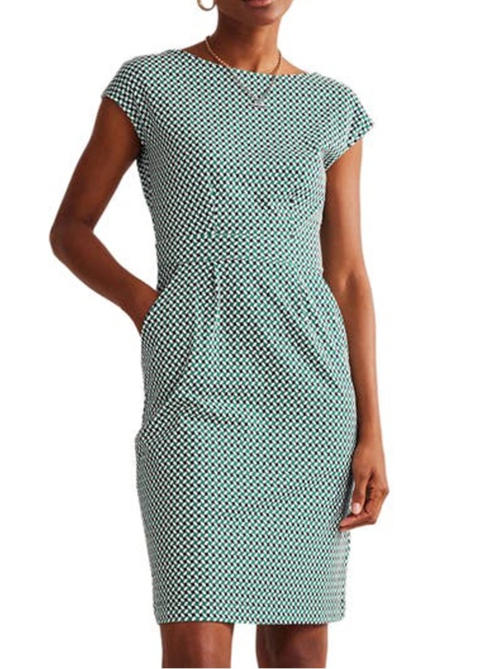 Boden Florrie Floral Jersey Dress 16 18 R